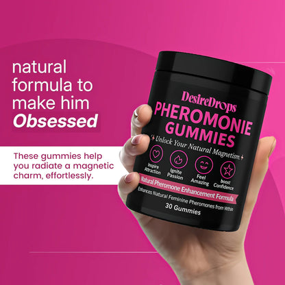 DesireDrops™ Gummies | Natural Feminine Attraction & Confidence Booster | 30 Day Supply